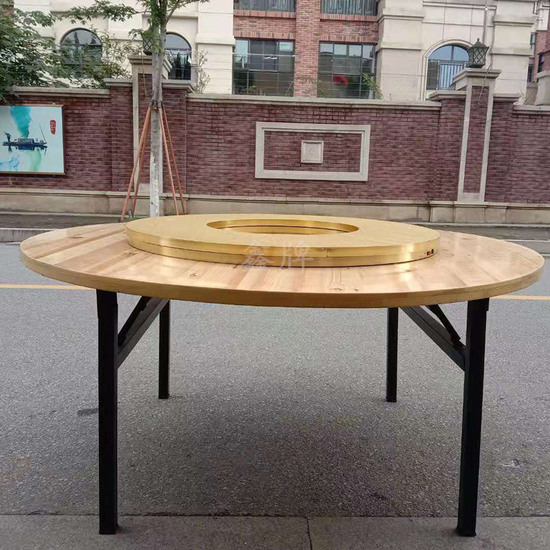 电动转盘餐桌家用底座酒店大圆桌转芯充电调速摇控自动展示旋转台