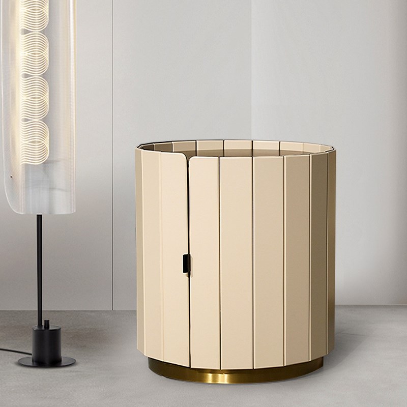 意式biodev床边柜卧室小户型现代床头柜圆形设计沙发功能边几