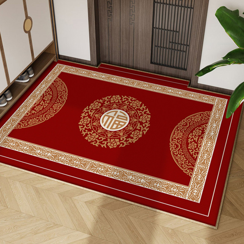新入户门地垫福字家用过年红进门吸水防滑入户门垫字玄关地毯,居家布艺,入户地垫,淘宝优惠券,粉丝福利购,淘宝优惠卷