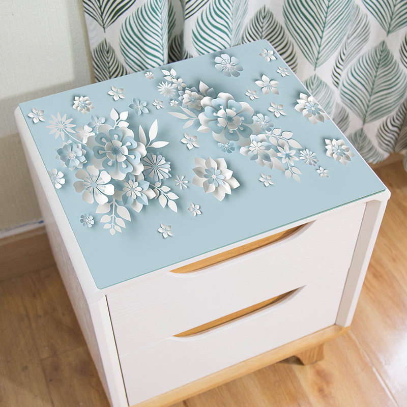 D床头柜垫防水防尘家用卧室小桌布免洗盖布方形桌垫,居家布艺,桌布,淘宝优惠券,粉丝福利购,淘宝优惠卷