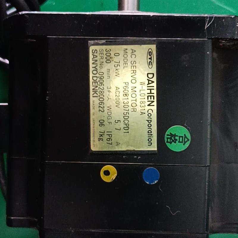 OTC电机W-L01494A/P60B13120DBPD2/W-L010C/P60B131HBP03询