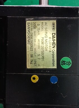 OTC电机W-L01494A/P60B13120DBPD2/W-L010C/P60B131HBP03询