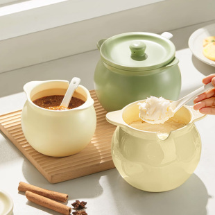 陶瓷猪油罐子耐温带盖装荤油辣椒油的容器储油坛子油壶