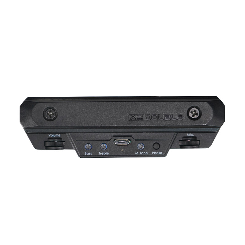 double拾音器木吉他拾音器免孔带打板演出吉它音孔拾音器