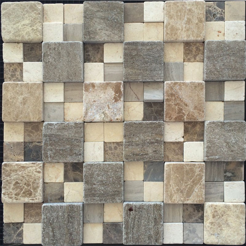 彩色d大理石马赛克瓷砖背景墙客厅石材浅啡卫生间阳台玄关吧台