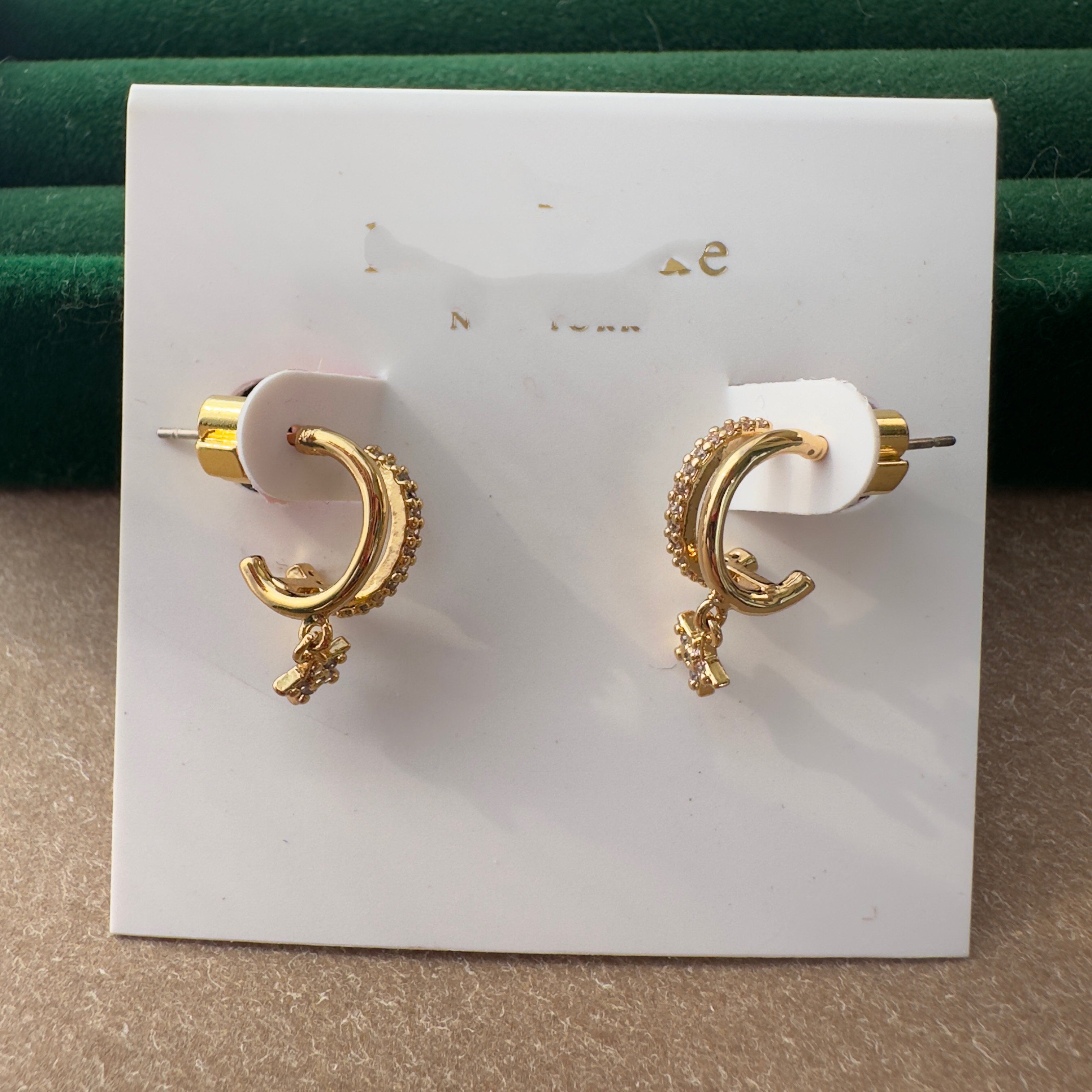 外贸小众设计感耳环女星星耳环甜美可爱镶钻耳饰个性创意k系列