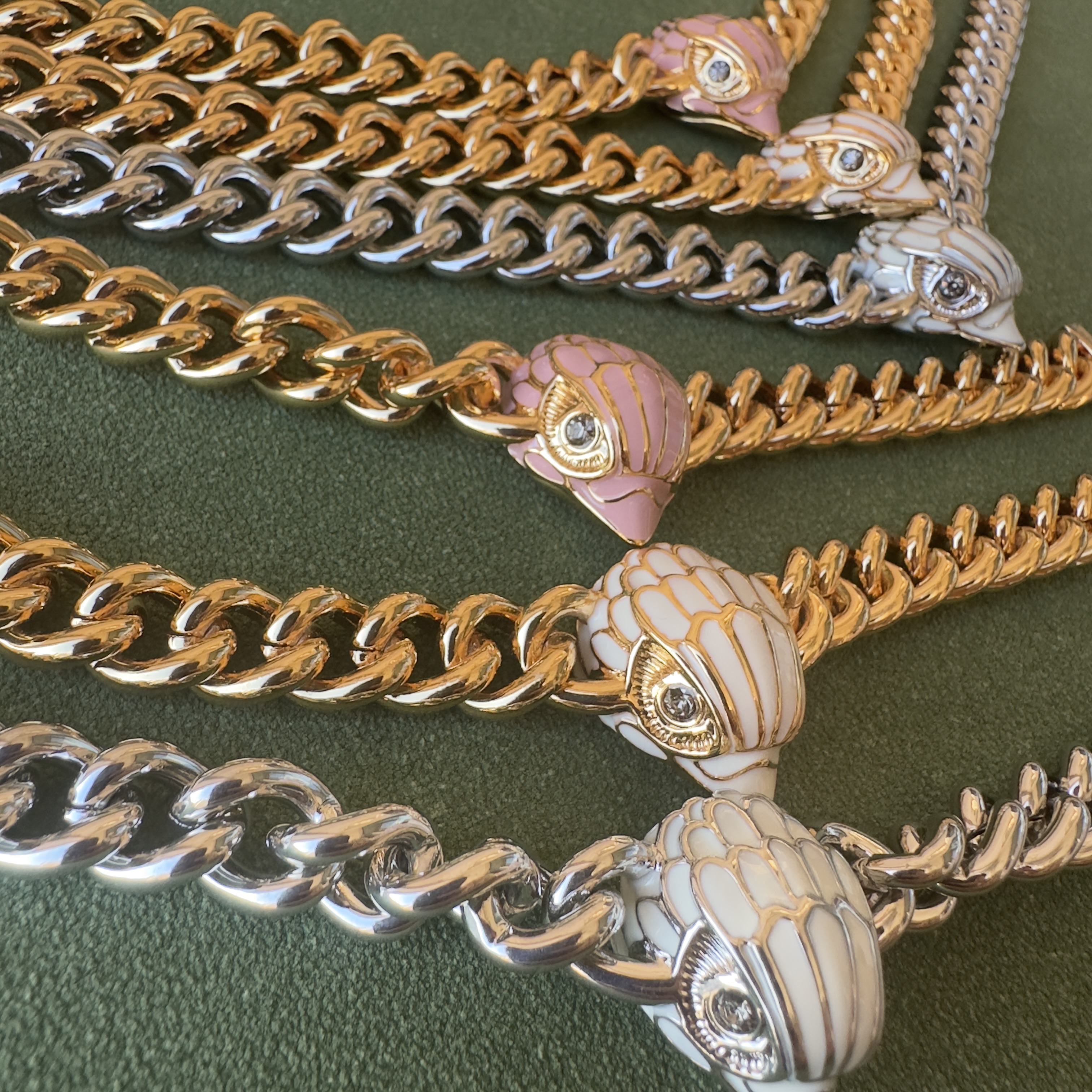 外贸小众鹰头家设计感项链女款简约百搭气质项链手链