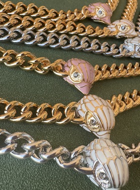 外贸小众鹰头家设计感项链女款简约百搭气质项链手链