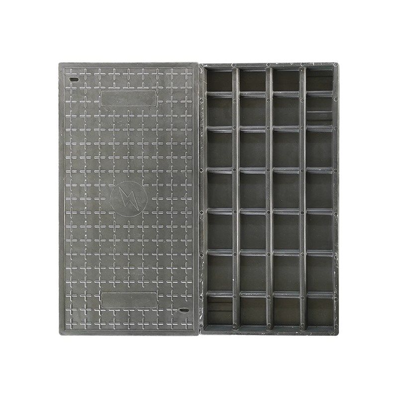 复合电缆沟盖板配电房变电站防水盖板长方形扣槽式平板式排水盖板