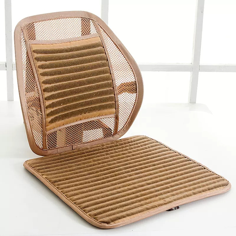 夏季木珠腰枕决明子透气靠枕办公室靠背垫汽车护腰靠垫坐垫一体