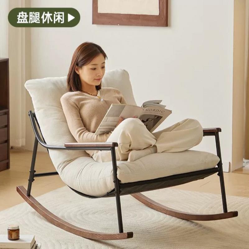 客厅摇椅躺椅大人阳台家用休闲椅子午休懒人沙发摇摇椅轻奢逍摇椅