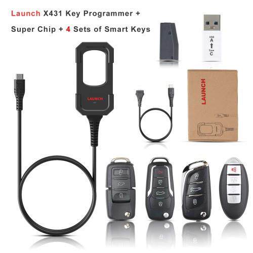 元征launch x431 key programmer遥控钥匙编程器1个芯片4个钥匙