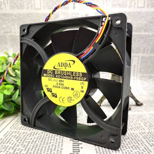 ADDA AD1248HB-F9BGP 12038 DC48V 0.52A 12CM 散热风扇