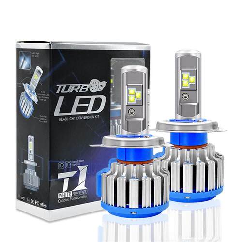 T1汽车led大灯h1h7h119006led灯泡超亮车灯改装高亮聚光前照灯泡