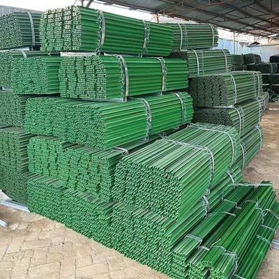 围栏立柱杆三角铁丝网实心立柱桩养殖Y型铸铁尖头柱爬藤架支撑杆