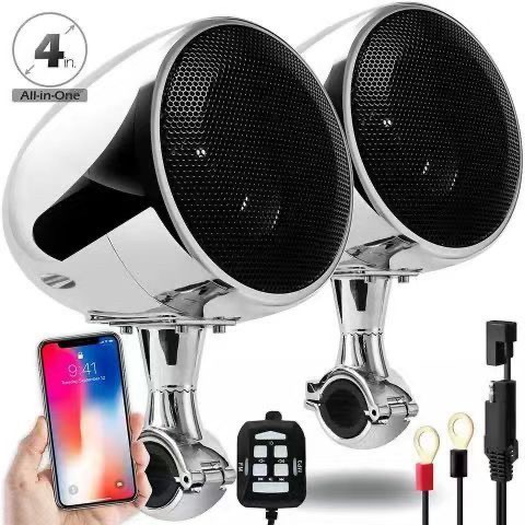 哈雷高品质摩托车低音炮蓝牙防水音响2.1声道大功率喇叭无损音质