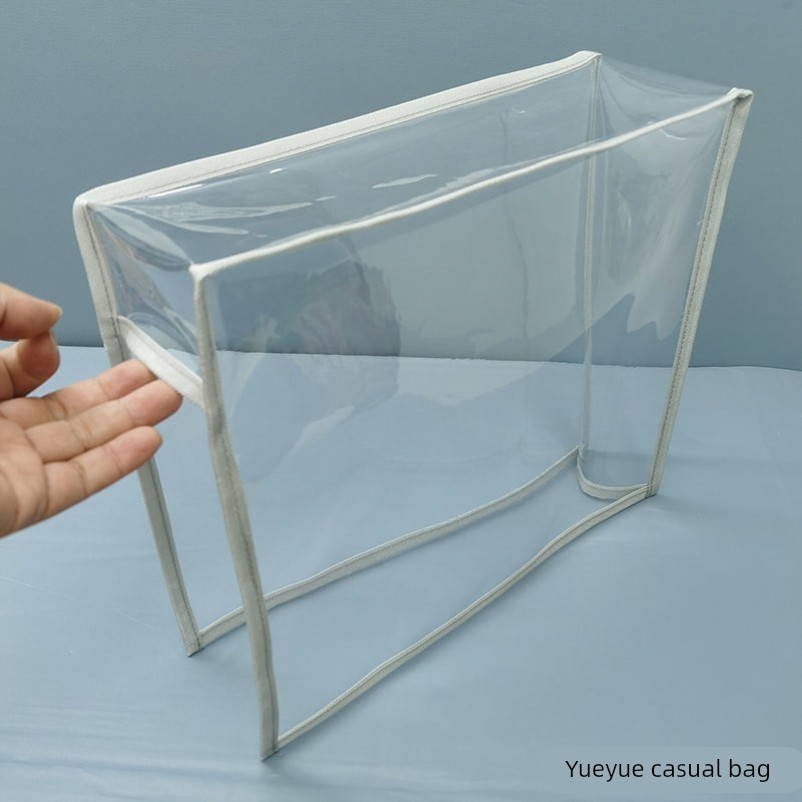 台式电脑主机透明PVC防尘罩游戏机箱防尘套子