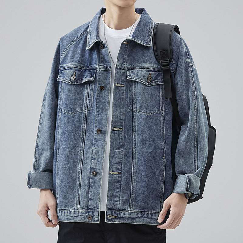 2025新款美式复古牛仔外套