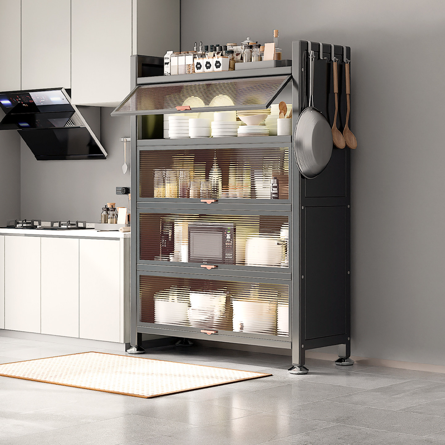 空云厨房餐厅储物橱柜