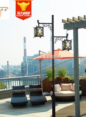 厂家庭中式铝型材l景观灯ed照明路灯外3米5米小区广场仿古95114院