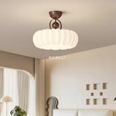 法式 卧室吸灯中古奶油风卧公主顶房灯师具主简约羽毛灯327设计书