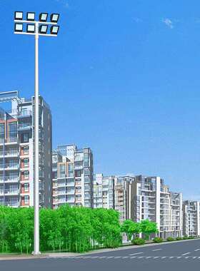 户外球路灯高中杆道杆灯6米中杆灯7米8米篮球网场灯广场灯led道路