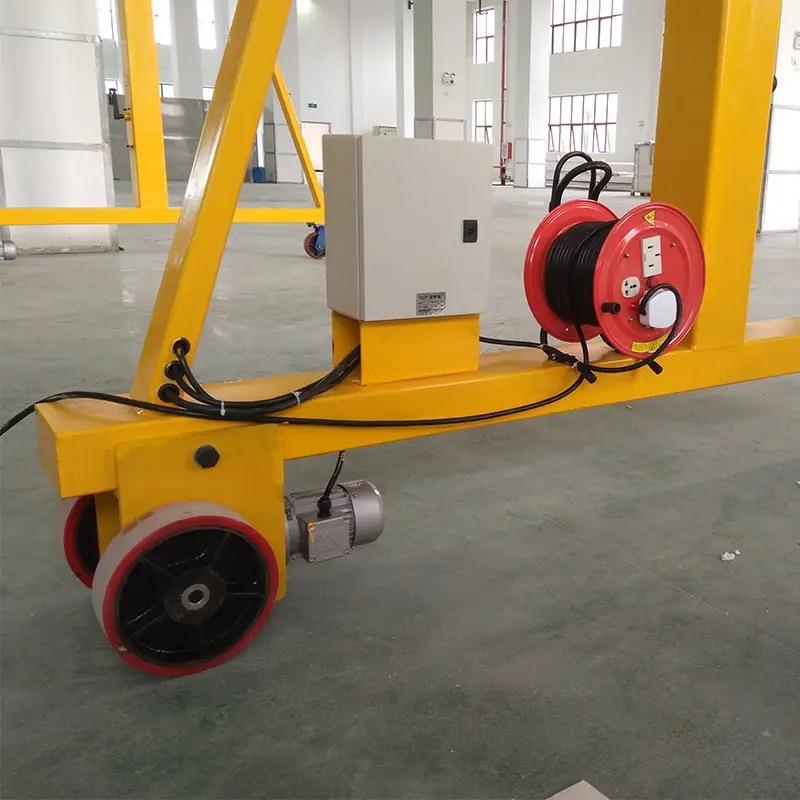 拆无轨电动龙门吊简易可GUV卸室内手推走龙外行门架