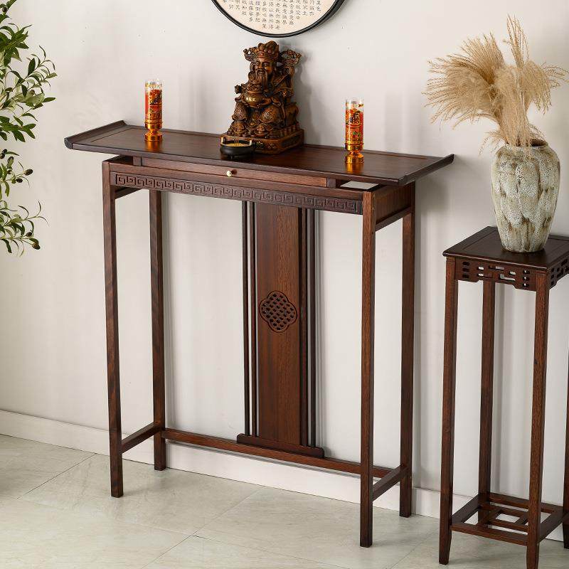 胡桃木新中式玄桌玄关XJ-GZ景关台端柜靠案墙家用实木长条几香小,鲜花速递/花卉仿真/绿植园艺,其它园艺用品,淘宝优惠券,粉丝福利购,淘宝优惠卷