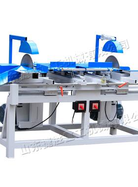 可调料节木工自齐边锯方木45865木推板木条台锯动双端木工断溜边