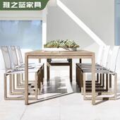 露椅天户外木桌99763椅别墅庭院户外柚木桌椅酒店花实园户实外桌