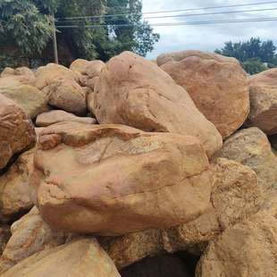 蜡科观鑫石景出售潮阳市潮州市788黄石大型景刻字11长黄蜡石