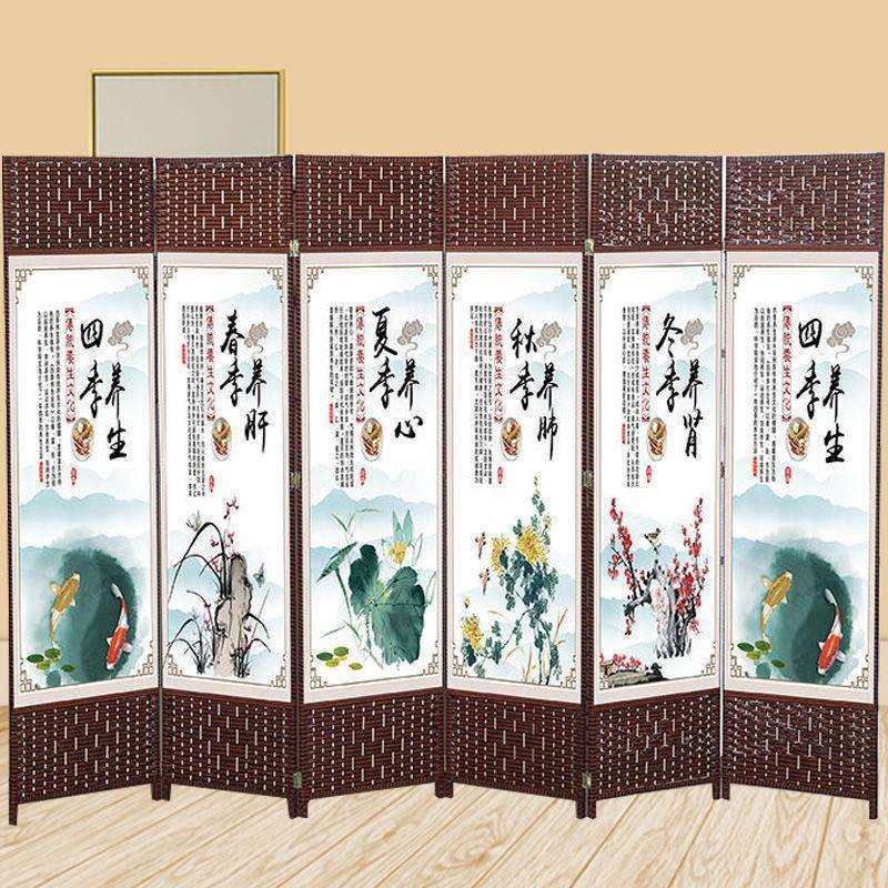 屏风隔断客厅卧AL120161室关折屏座屏中面式玄家用简店约酒单双面,鲜花速递/花卉仿真/绿植园艺,其它园艺用品,淘宝优惠券,粉丝福利购,淘宝优惠卷