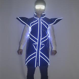 万圣节舞LED发光蹈酒吧服K夜店TV服演务生上酒服10001出服装道具