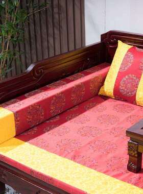 酸枝罗汉床实木XKD家新中式仿古贵榻妃具户组合简约客厅家用小型