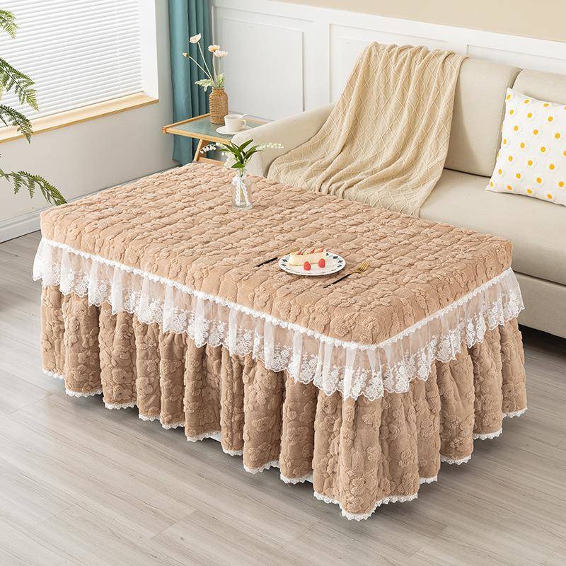 S几7D火烤8火桌子罩套加绒加厚烤炉被架长AL100020方形茶桌子取暖