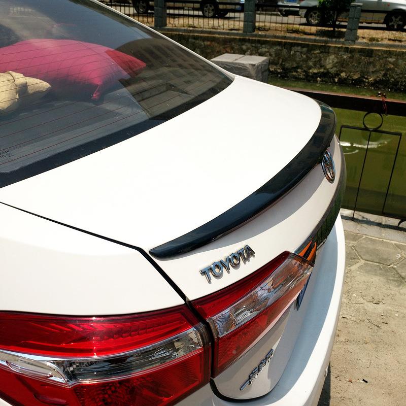 1418款卡罗装拉饰尾翼卡罗拉免翼打孔尾-45108卡罗拉后玻璃顶翼