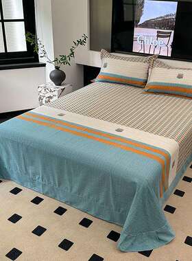 冬厚涤加棉磨毛秋四件YOR套活性印花床单通被套保暖床上用品南市