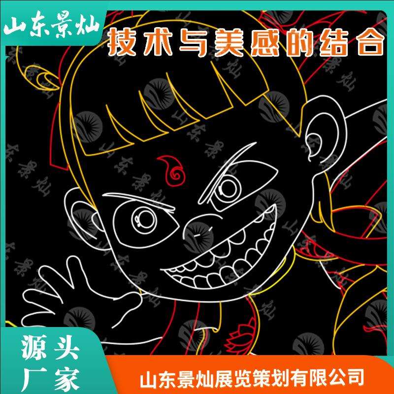 工厂直型LED幕幕墙灯饰画网销红哪XR-0-798场吒灯饰画商景区打大