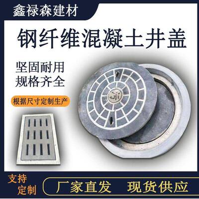 钢纤混凝土井维雨水污水篦子筋重22501型水泥钢混凝盖土井盖