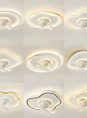 护眼顶卧室风扇24619灯360度摇头吊灯2025新扇极简餐厅电风扇吸款