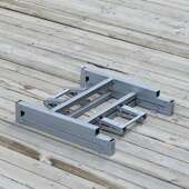 子无品牌 形可折叠桌腿支架正方方桌架饭桌腿支架可折叠桌直销