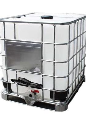 IC吨桶框架白色内胆化带原料废水XSW桶带铁架100B0升集装箱塑工料