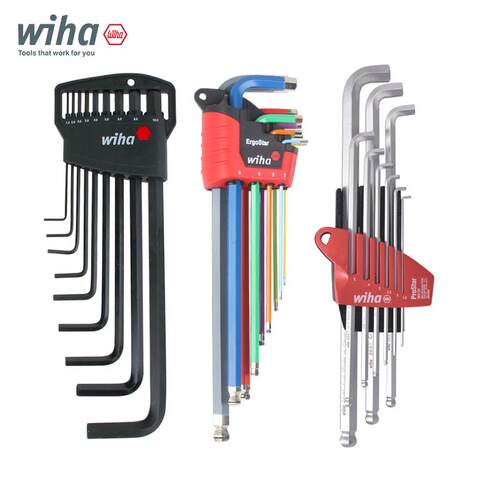 wiha套威汉内717六角扳手装球进工业高口强度内六方工具加长头