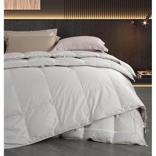 新款 140支子母被二合一自充绒羽被半成ZQY绒透气内防钻品绒胆芯