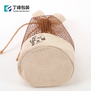 水果网袋麻绳编织麻布网兜柑橘沃柑橙子龙眼网兜复古式匠心陈列品