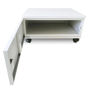 复印机工作台打印机柜子落地放置柜矮柜带轮大型底柜无螺丝