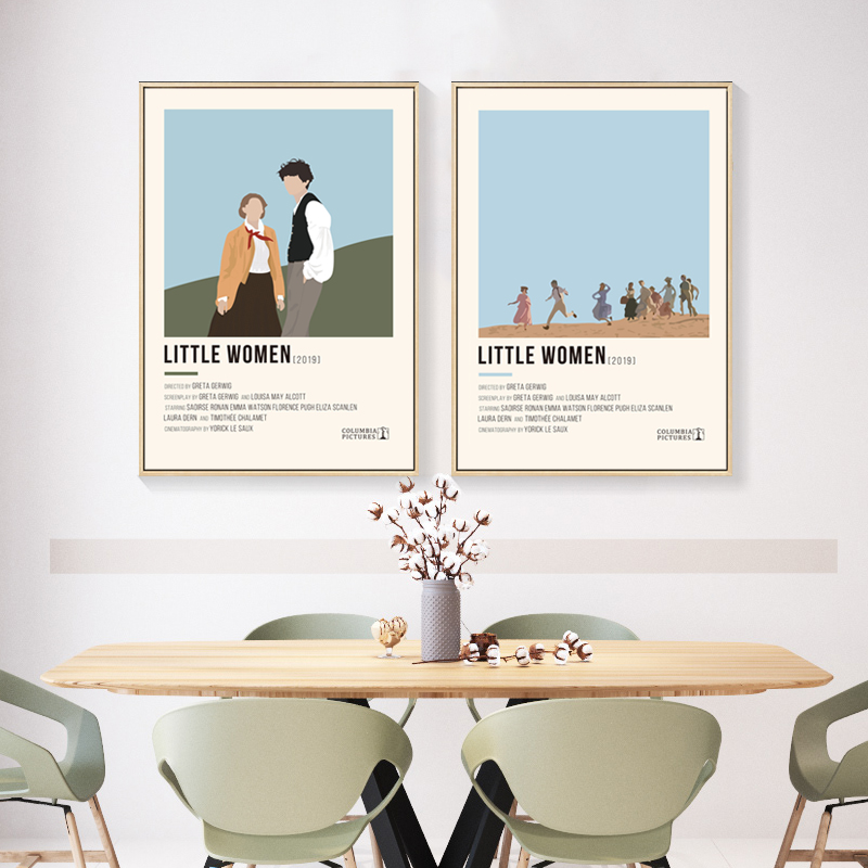 低俗小说欧美电影海报装饰画客厅三联背景墙画餐厅壁画儿童房挂画