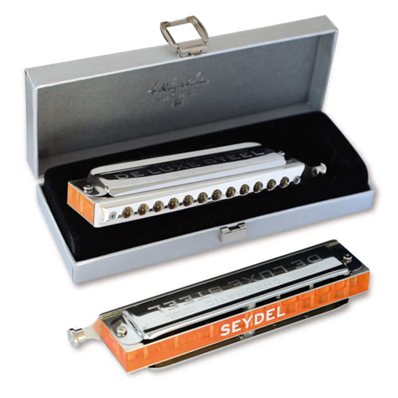 德国eydel赛德孔半音阶口琴Deluxe teel不锈钢簧片适合初学者