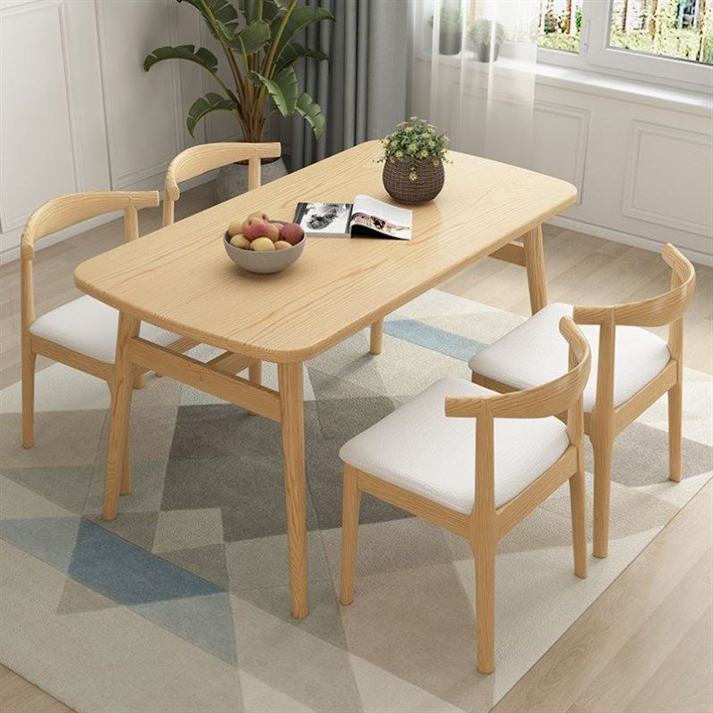 餐桌家用小户型出租房桌子长方形小吃店吃饭饭桌餐桌椅子,住宅家具,板木餐桌,淘宝优惠券,粉丝福利购,淘宝优惠卷