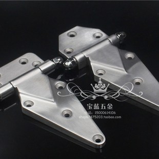 烘箱合页冷库门铰链烤箱铰链平式合页冷柜门铰链寸合页